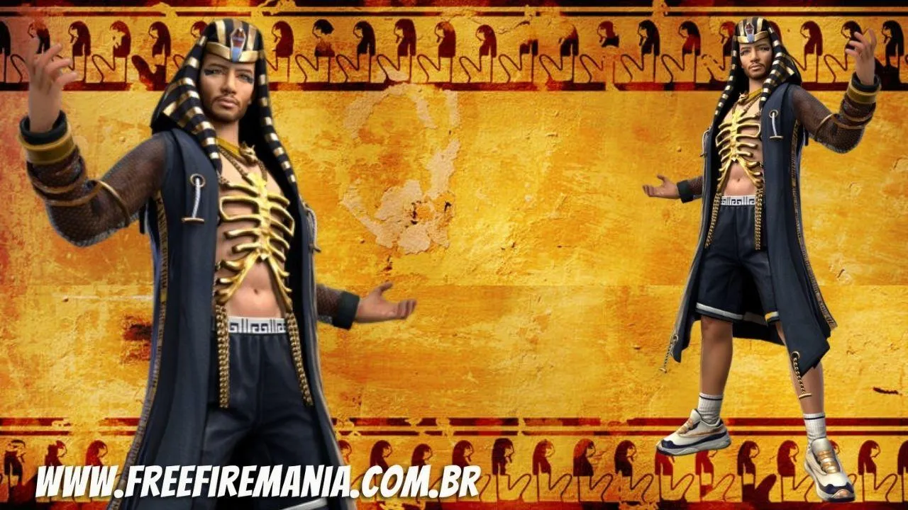 Pacote Mano Faraó Free Fire: skin inédita chega no Escolha Royale, veja como conseguir