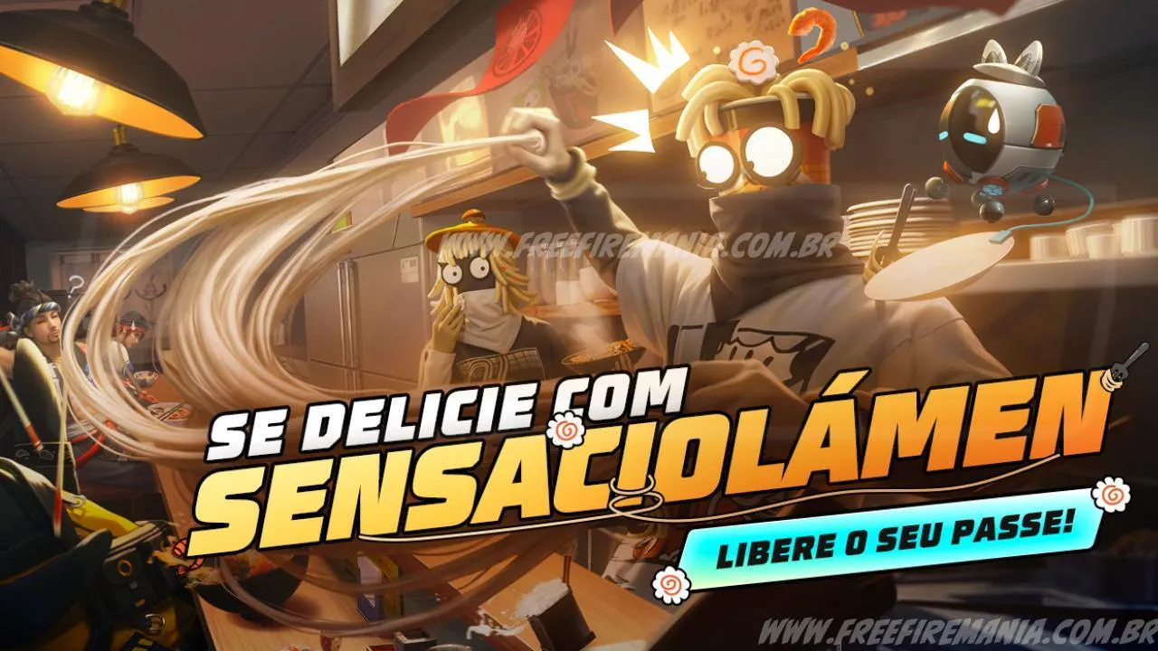 Passe de Elite Maio 2025: Novo Passe Booyah do Free Fire “Sensaciolámen”