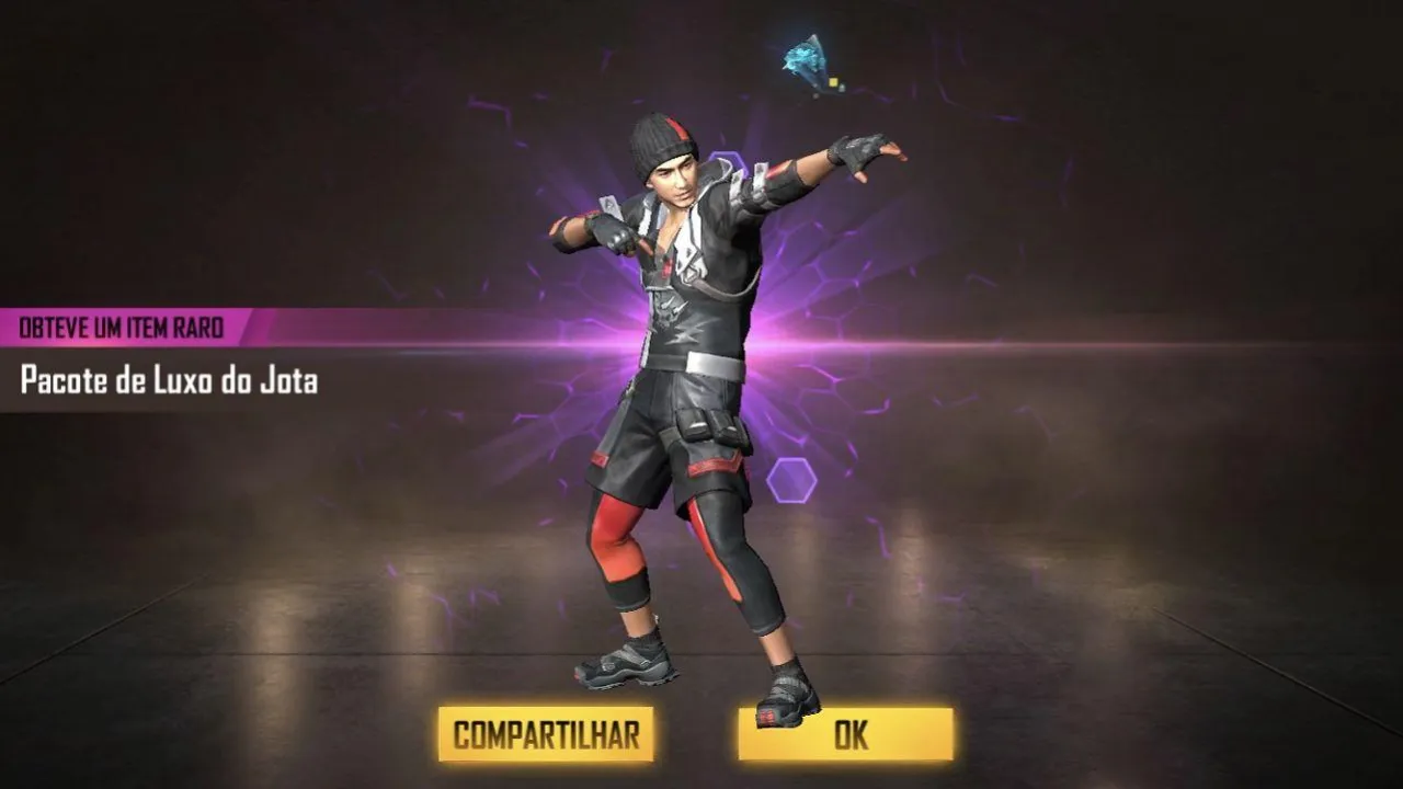 Personagem Jota disponível no Free Fire