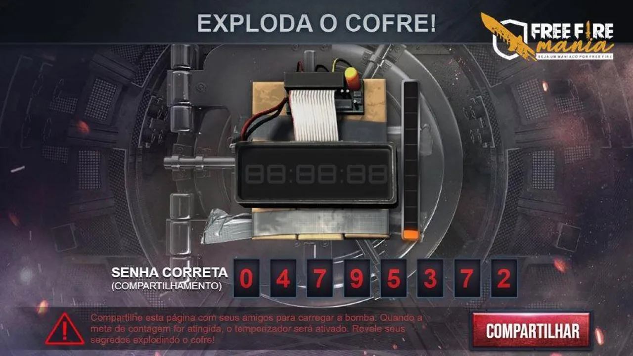 Plano Bermuda: compartilhe para explodir o cofre