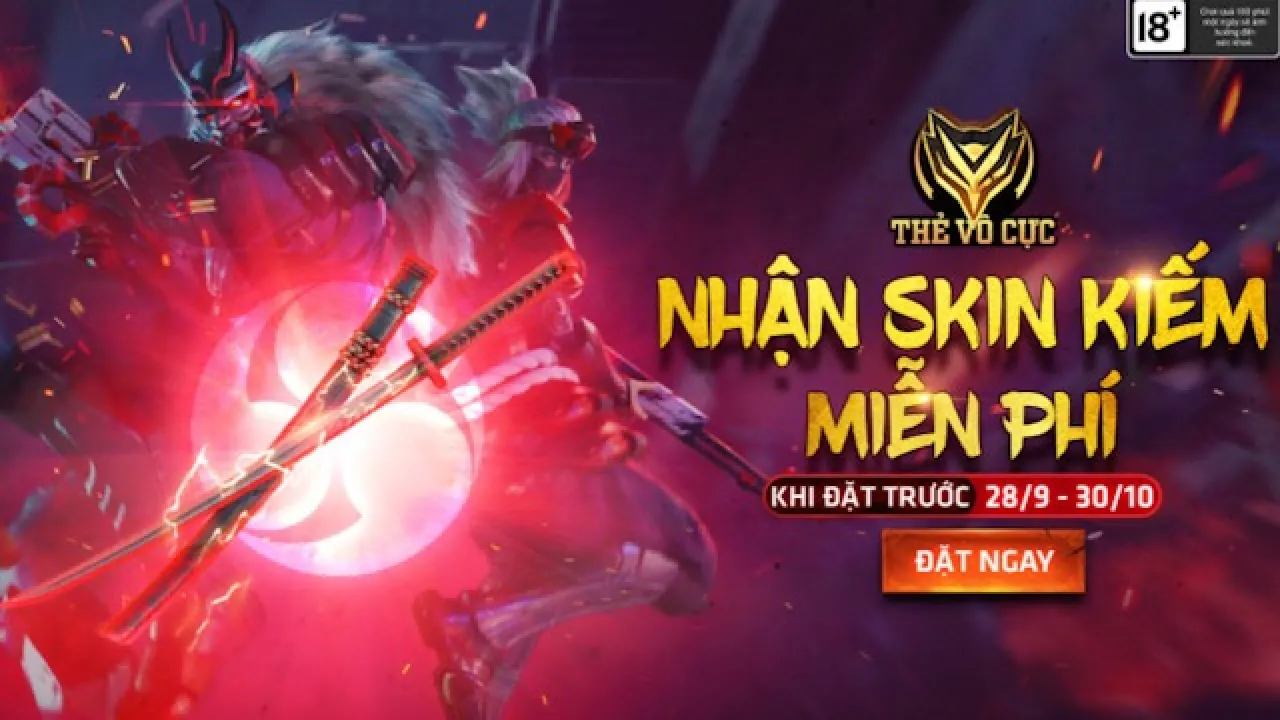 Pré Venda do Passe de Elite Samurais Demoníacos - Free Fire Outubro