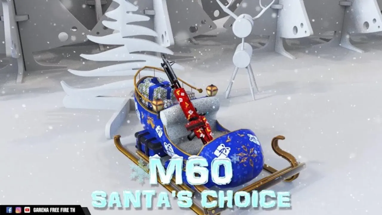 M60 de Natal é o Próximo Arma Royale do Free Fire