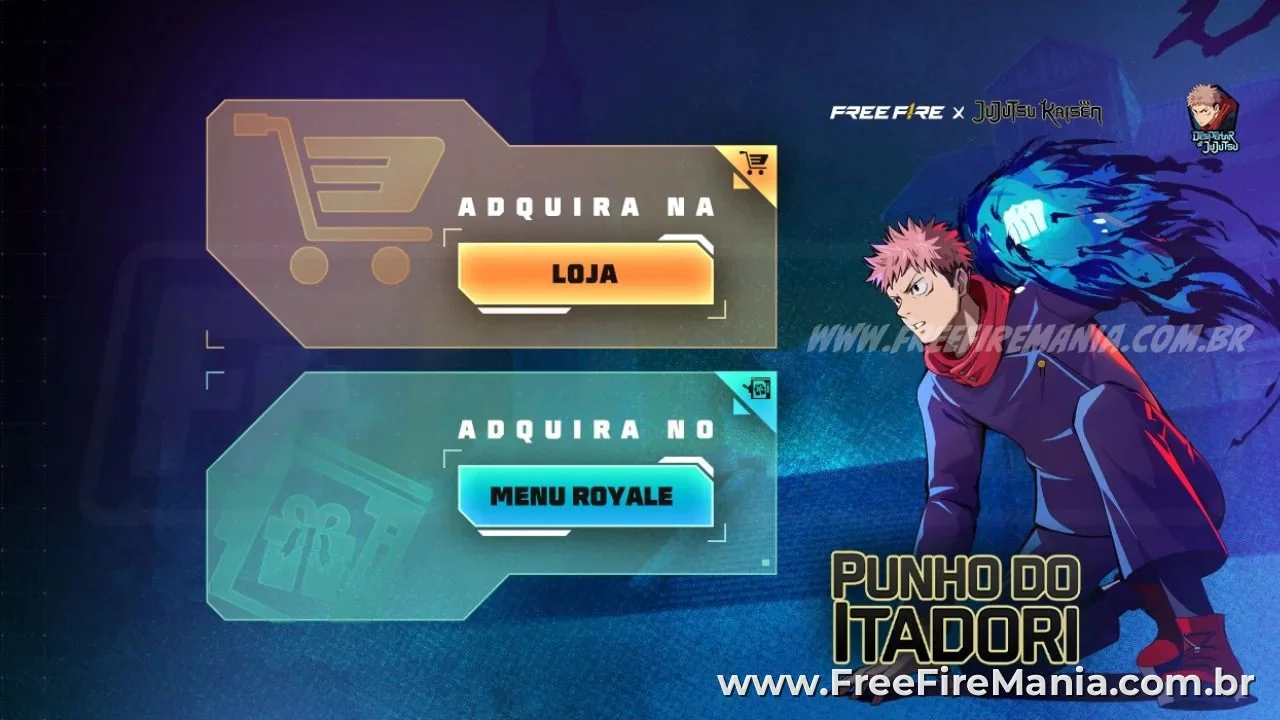 Free Fire: Como Conseguir Punho - Divergente no Torre de Tokens?