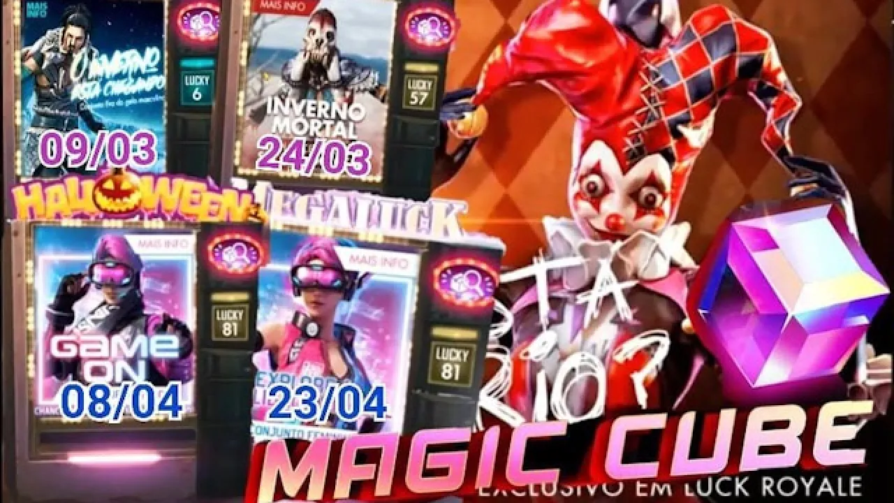 Próximas Datas dos Cubos Mágicos em Free Fire Reveladas