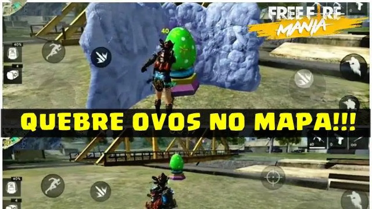 Quebre Ovos Enormes para Conseguir Ovos Verdes no Free Fire