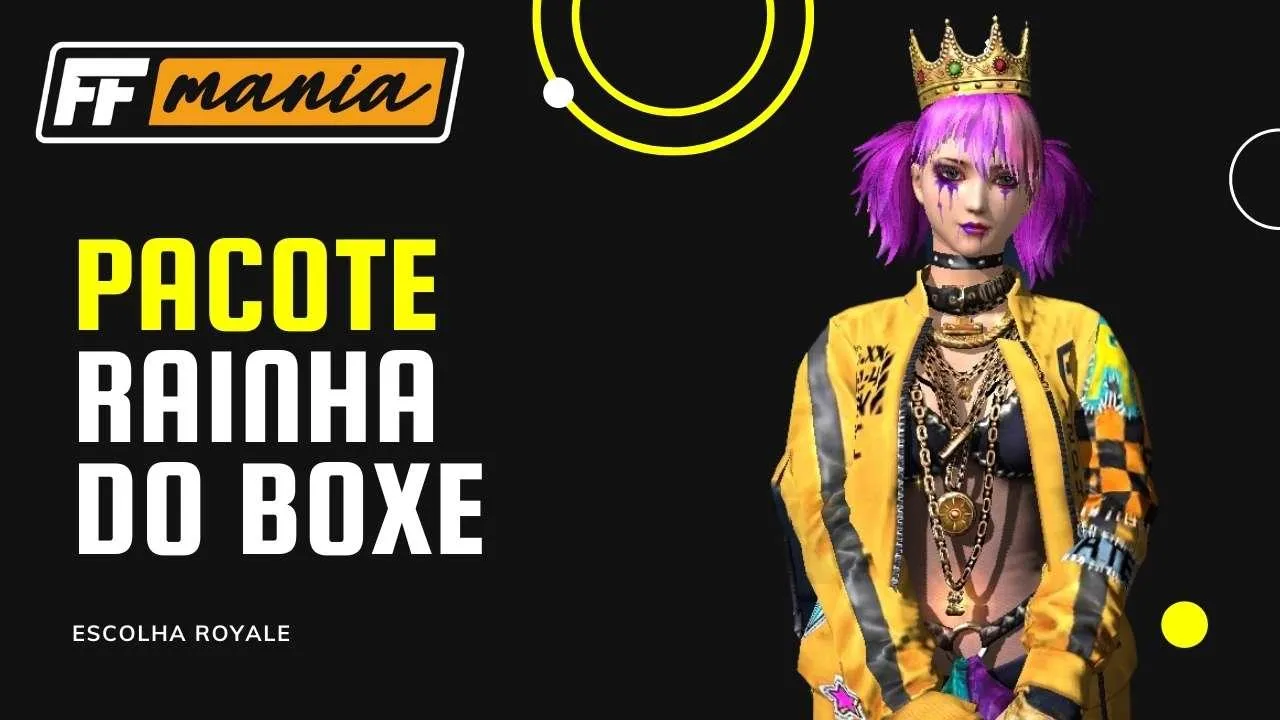 Rainha do Boxe: inédito pacote chega no Escolha Royale do Free Fire
