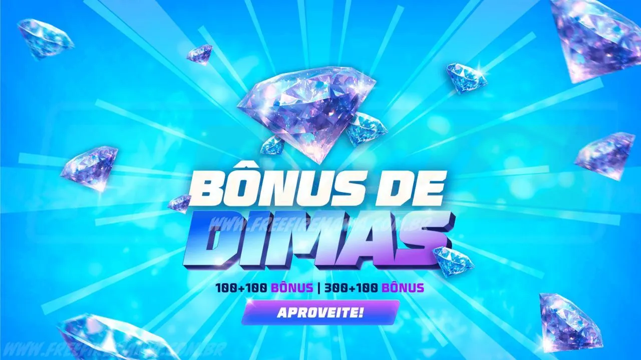 Recarga Free Fire: ganhe Diamantes ao comprar diamantes em 15 de agosto (2025)