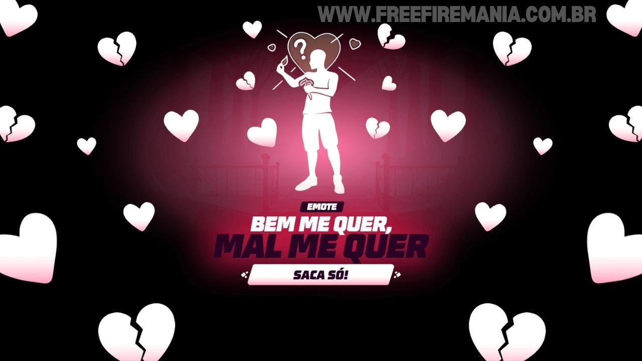 Recarga Free Fire: ganhe Emote Bem me Quer, Mal me Quer ao comprar diamantes em  7 de junho (2025)
