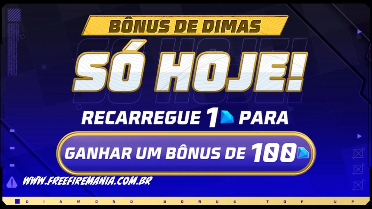 Recarga Free Fire: ganhe Diamante ao comprar diamantes em  6 de janeiro (2024)