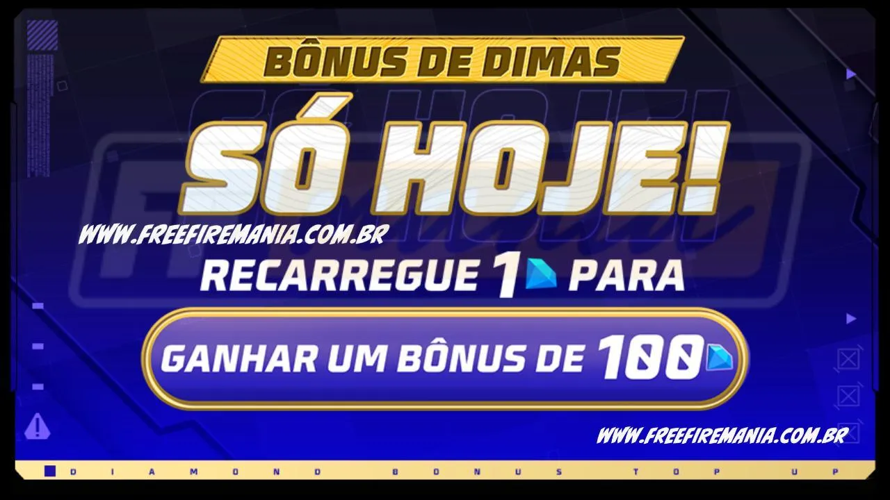 Recarga Free Fire: ganhe bônus de Diamantes ao comprar moedas em  8 de junho (2024)