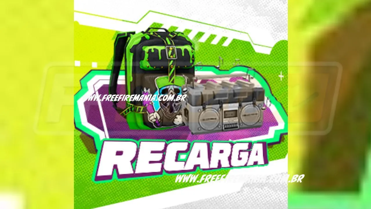 Recarga Free Fire: ganhe Mochila Verde Futurista ao comprar diamantes em  5 de março (2024)