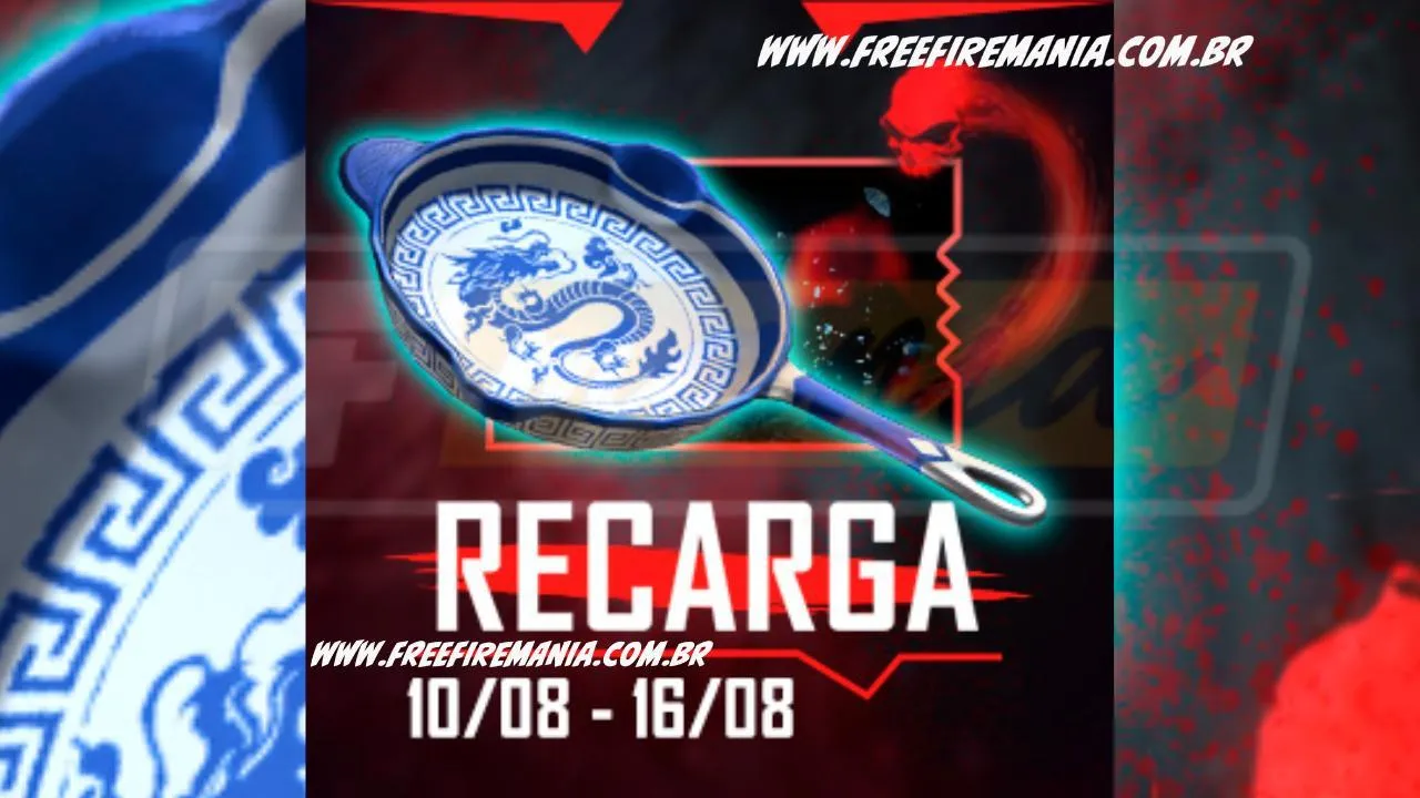 Recarga Free Fire: ganhe Panela - Porcelana do Dragão ao comprar diamantes em 10 de agosto (2024)