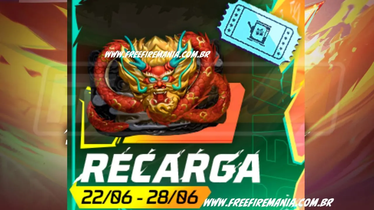 Recarga Free Fire: ganhe Parede de Gelo - Escudo do Dragão  ao comprar diamantes em 22 de junho (2024)
