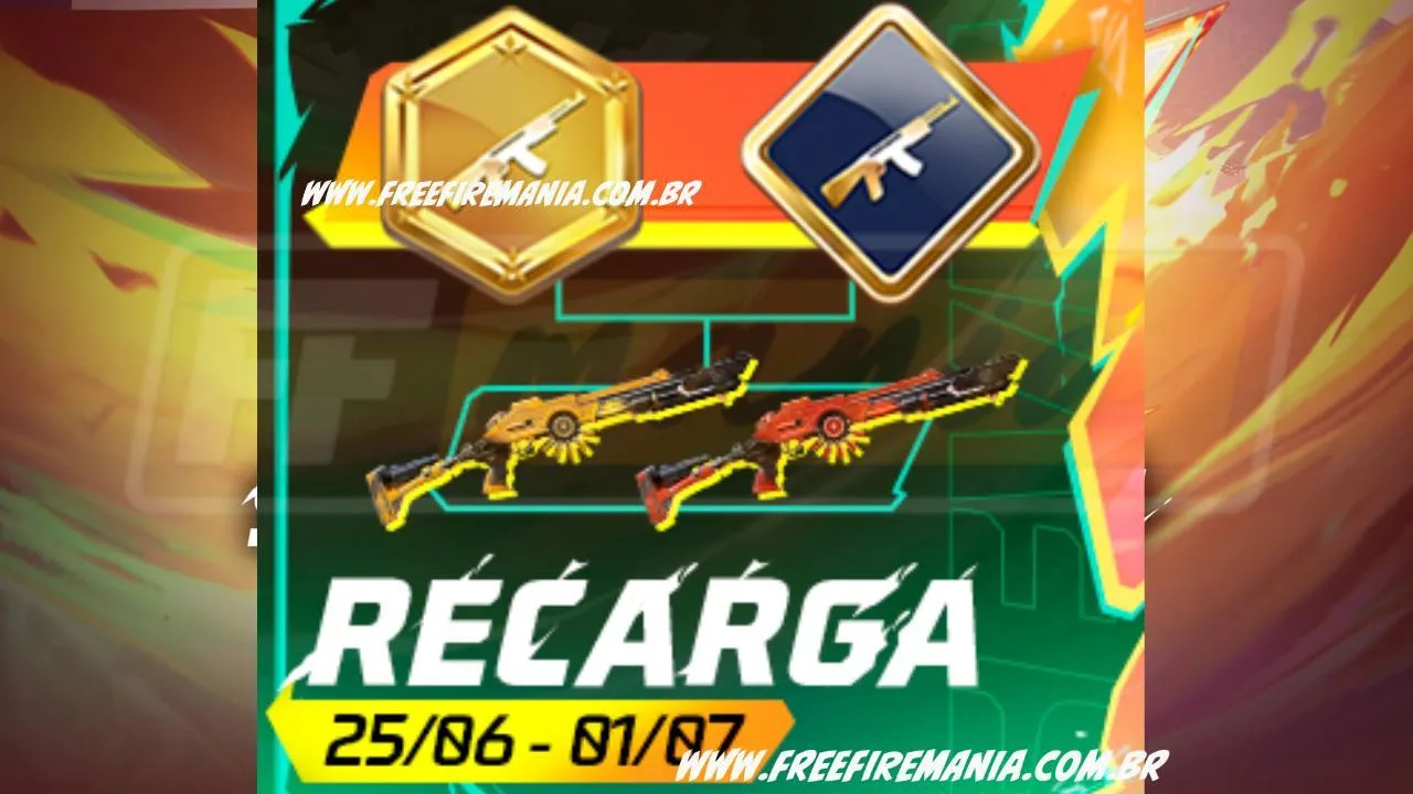 Recarga Free Fire: ganhe Token Premium de Arma ao comprar diamantes em 25 de junho (2024)
