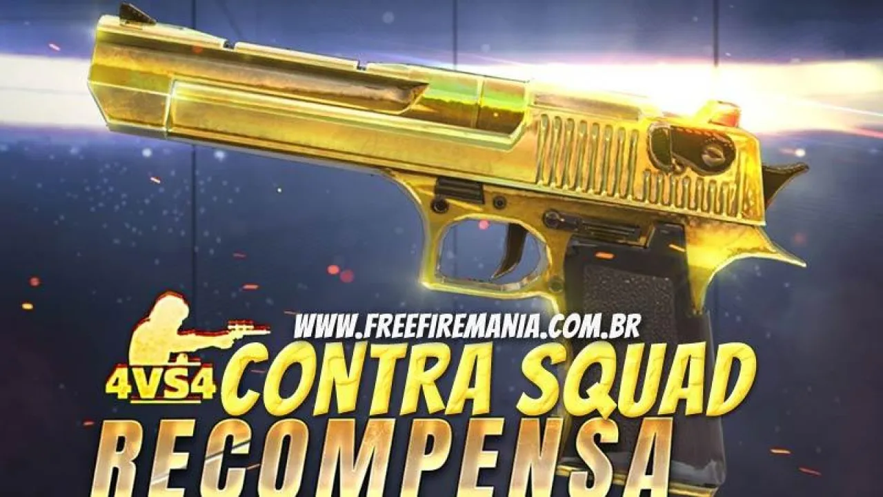Recompensas do Contra Squad Ranqueado no Free Fire