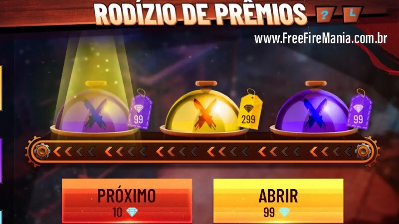 Rodízio de Prêmios no Free Fire: Evento Especial com Skins do Festival Lunar