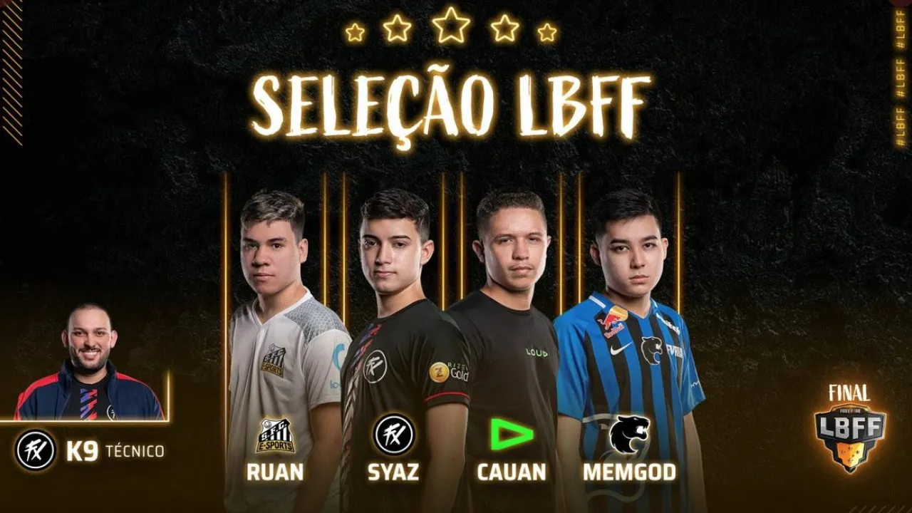 Seleção LBFF 2021: Ruan, Syaz, Cauan, MEMGOD e K9 são os eleitos da 4ª temporada da Série A