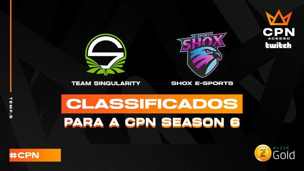 Singularity e Shox E-sports se classificam para a Copa Nobru Season 6