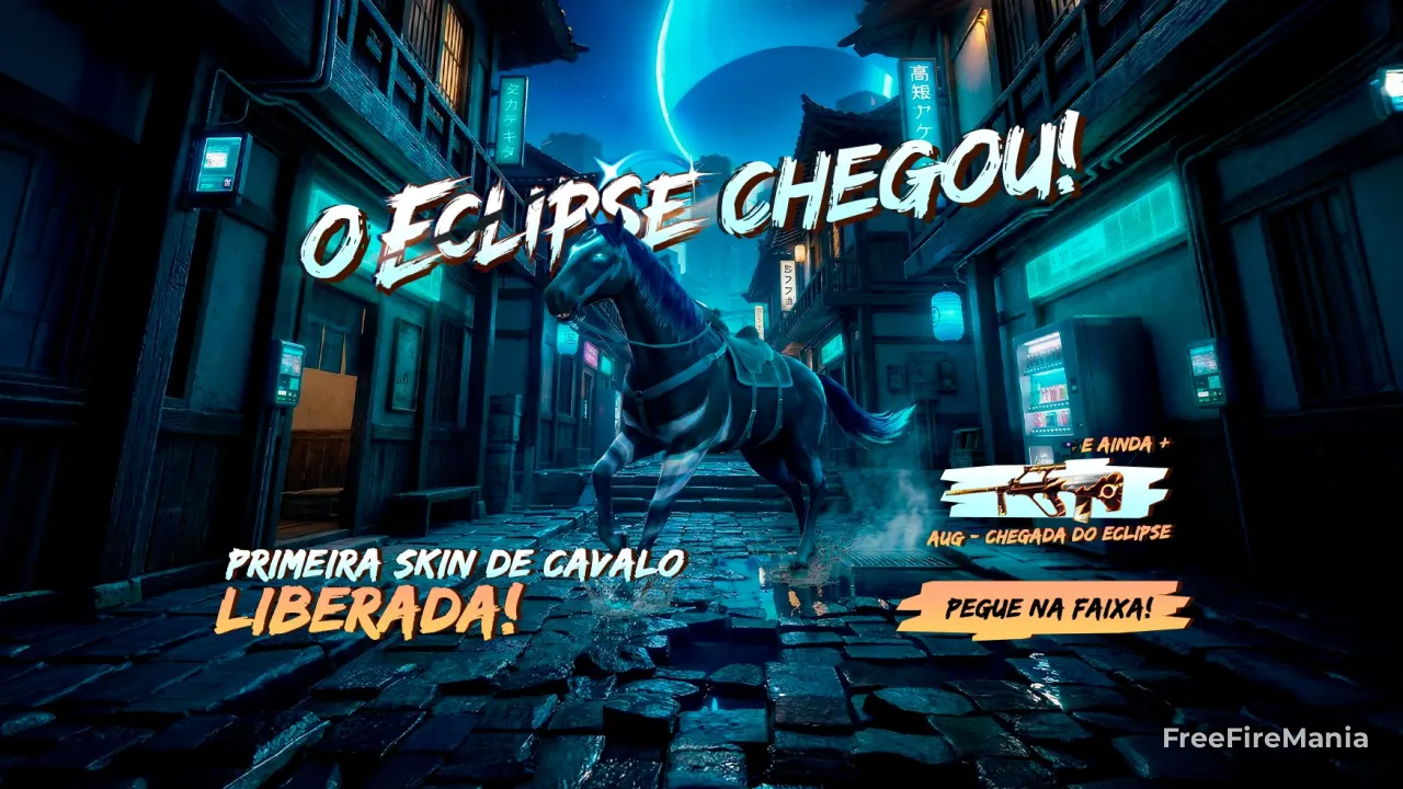 Free Fire: skin de cavalo grátis chega dia 10 — não perca