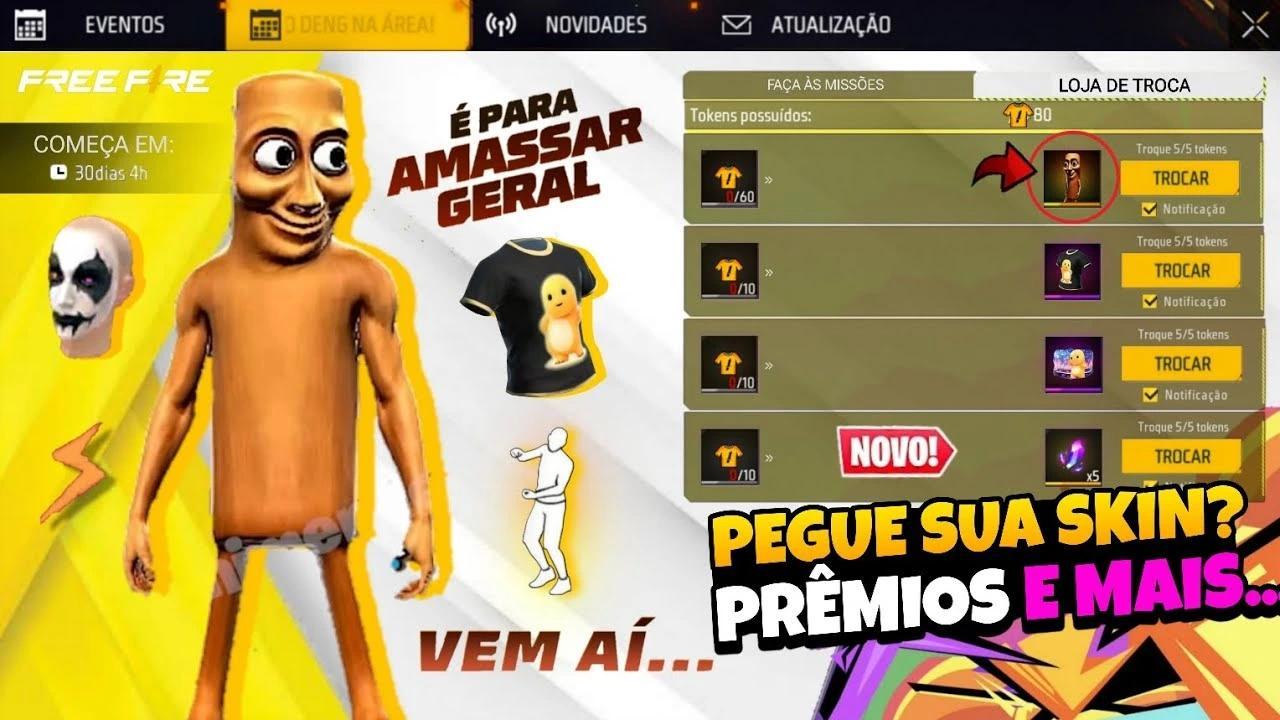 Thung Thung Sahur começa a chegar grátis no Free Fire