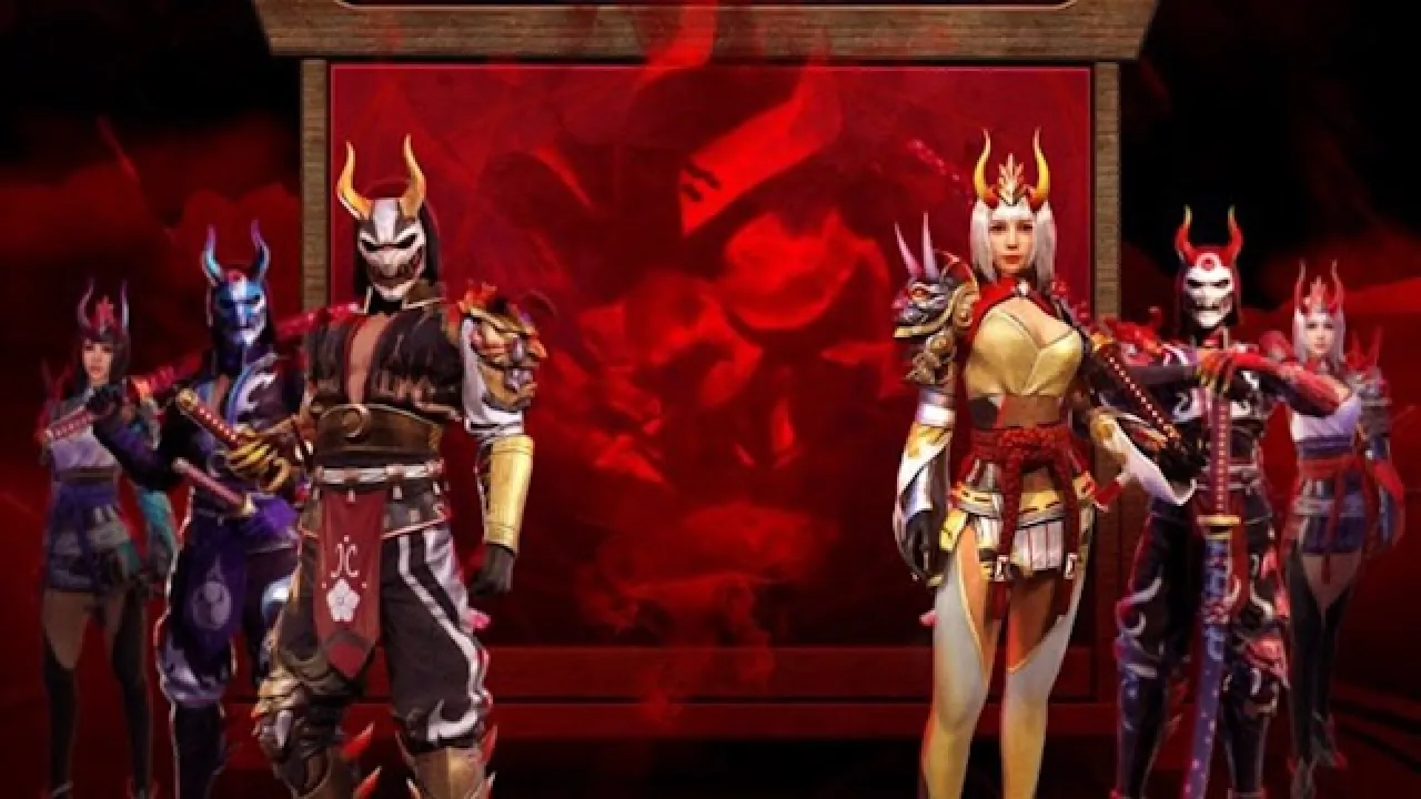 Skins da Incubadora Lua Sangrenta Voltando ao Free Fire