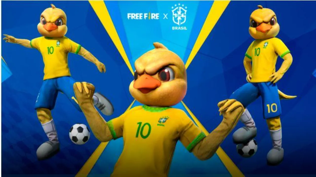Skins da parceria Garena Free Fire e CBF chegam em 5 de outubro