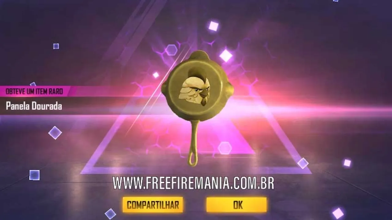 Sorte Royale Especial com a Panela Dourada no Free Fire
