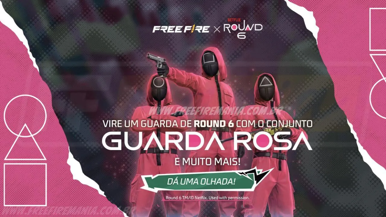 Free Fire: como conseguir Super Conjunto - Guarda Rosa, Mascara Servo Vip no Token Royale