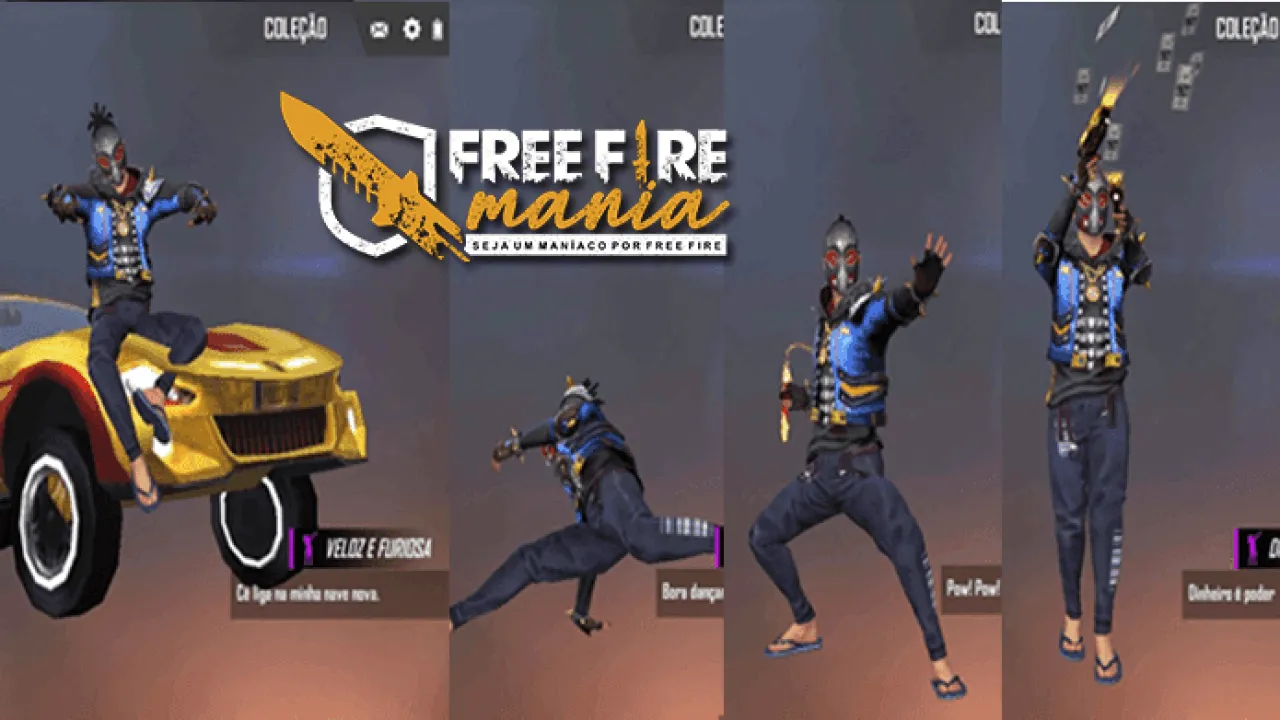 5 Novos Emotes na Atualização de Dezembro em Free Fire
