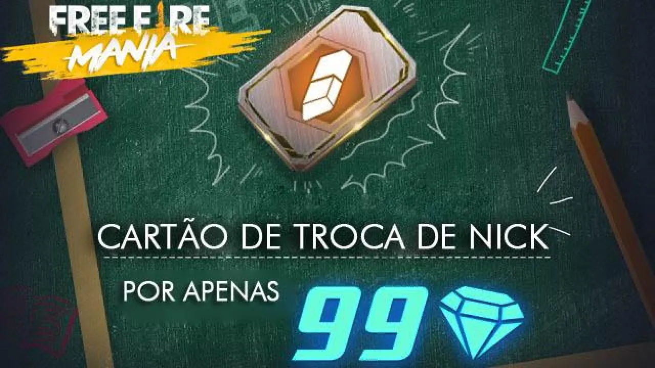 Troca de Nick por 99 Diamantes no Free Fire: Evento Exclusivo na Tailândia
