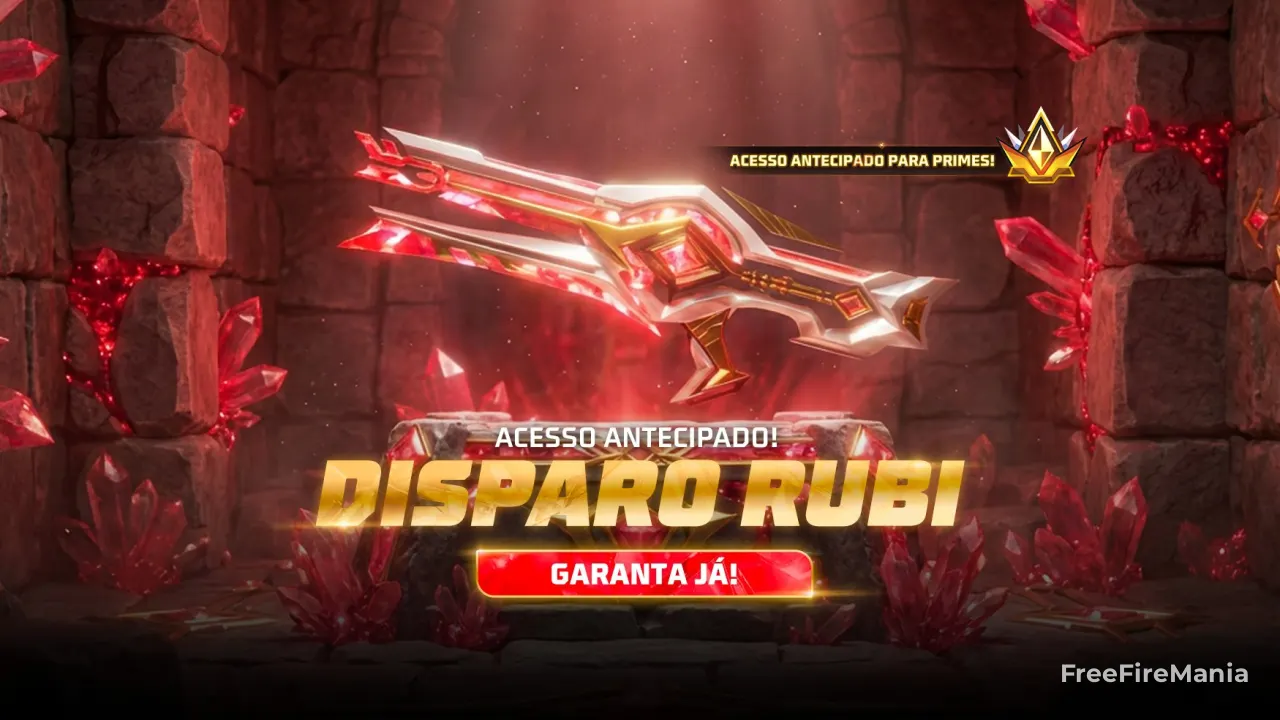 Free Fire Traz Token Royale com a Trogon - Disparo Rubi: veja como conseguir