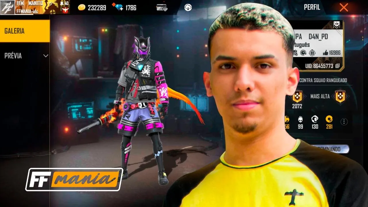 TROPA Dan: ID Free Fire, nome real, redes sociais, estatísticas e muito mais