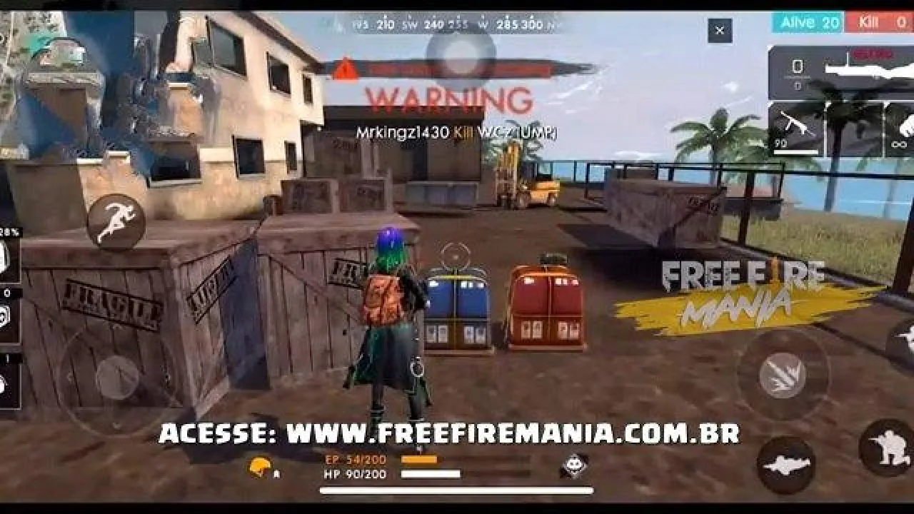 Gameplay da Nova Área Bullseye em Free Fire Vaza