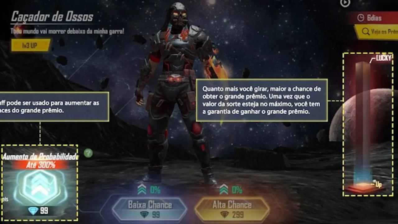 Como Funciona o Novo Lendário Royale no Free Fire