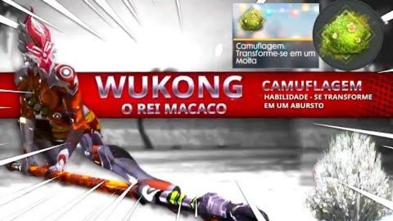 Wukong no Free Fire: Como Conseguir e Entender sua Habilidade