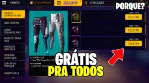 Calça Angelical - Codiguin disponível na lista de Codiguin FF 2026