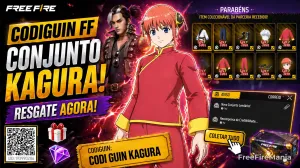 Codiguin FF Conjunto Kagura (GINTAMA) ativo para resgate