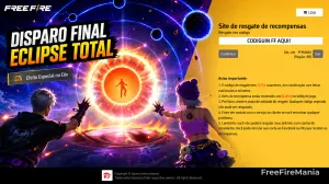 Codiguin FF Disparo final - Eclipse Total ativo para resgate