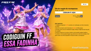 Codiguin FF Essa Fadinha ativo para resgate