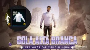 Gola Alta Branca - Codiguin disponível na lista de Codiguin FF 2026