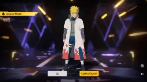 Minato (Naruto) - Codiguin disponível na lista de Codiguin FF 2026