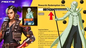 Obito (Naruto) - Codiguin disponível na lista de Codiguin FF 2026
