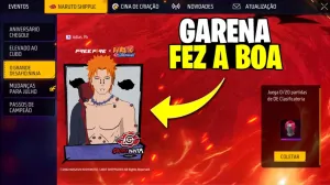 Pain (Naruto) - Codiguin disponível na lista de Codiguin FF 2026