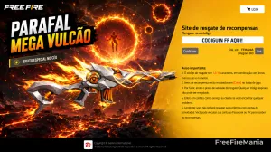 Codiguin FF PARAFAL Mega Vulcão ativo para resgate