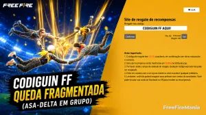 Codiguin FF Queda Fragmentada (Asa-Delta em Grupo) ativo para resgate