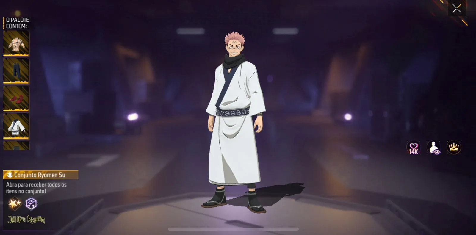 Codiguin FF: Ryomen Sukuna (Jujutsu Kaisen)