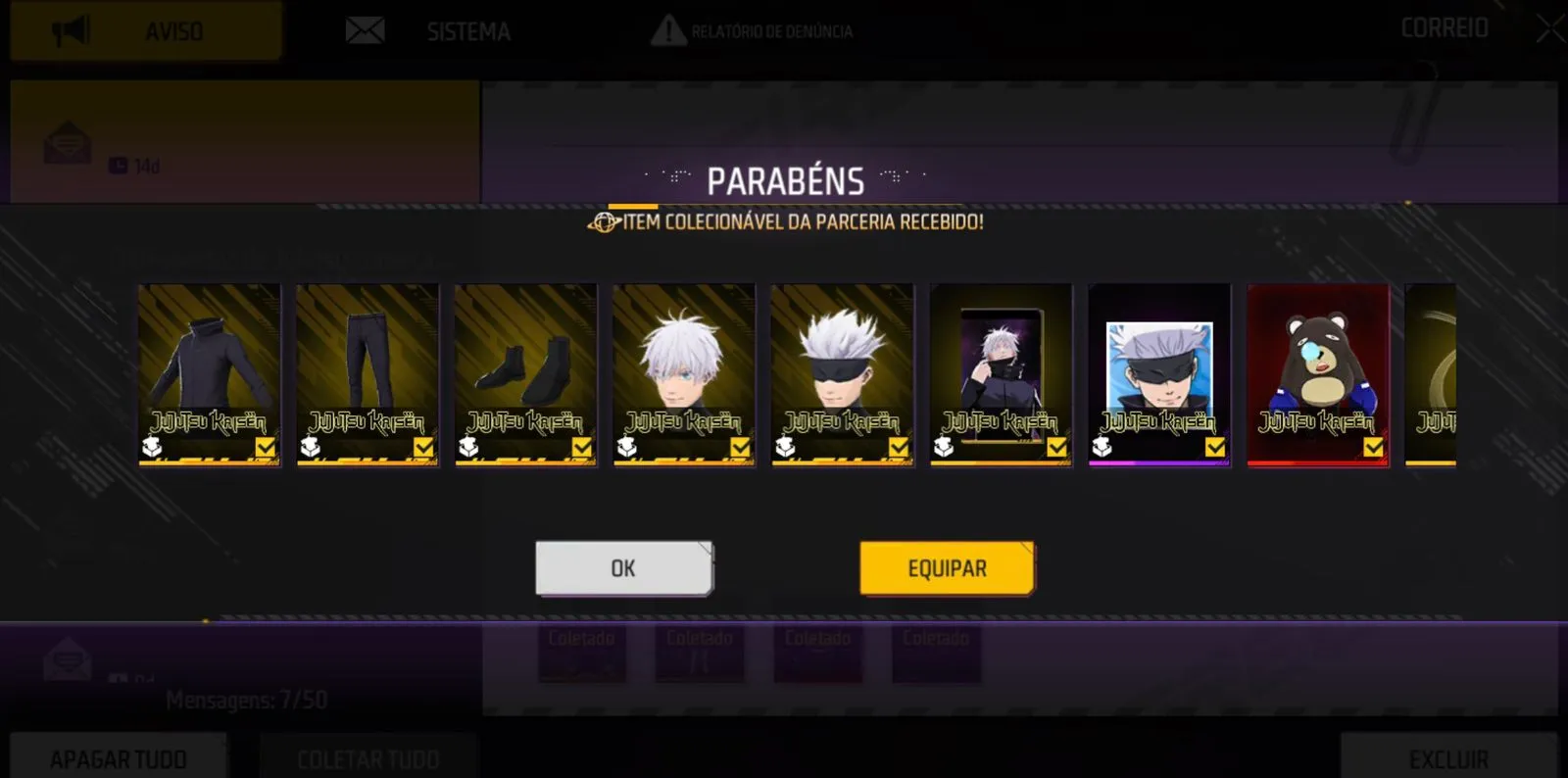 Codiguin FF: Satoru Gojo (Jujutsu Kaisen)