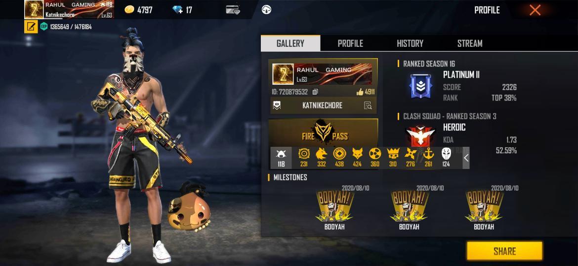 Rahul Gaming's Skin✔️✔️✔️