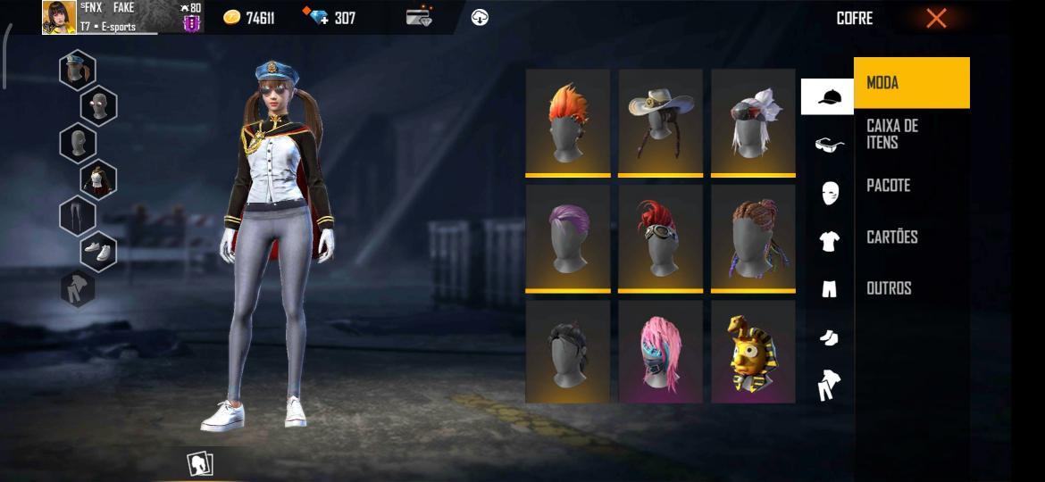 Insta Player, Combinação de Roupas e Skins