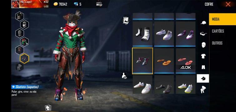 Combinação de skin Elfo Barata - Detalhes e visualização